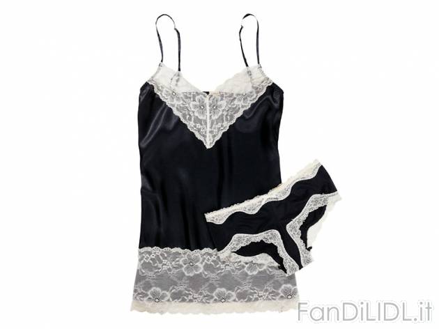 Set neglig con coulotte Jolinesse, prezzo 7,99 &#8364; per Alla confezione 
- ...